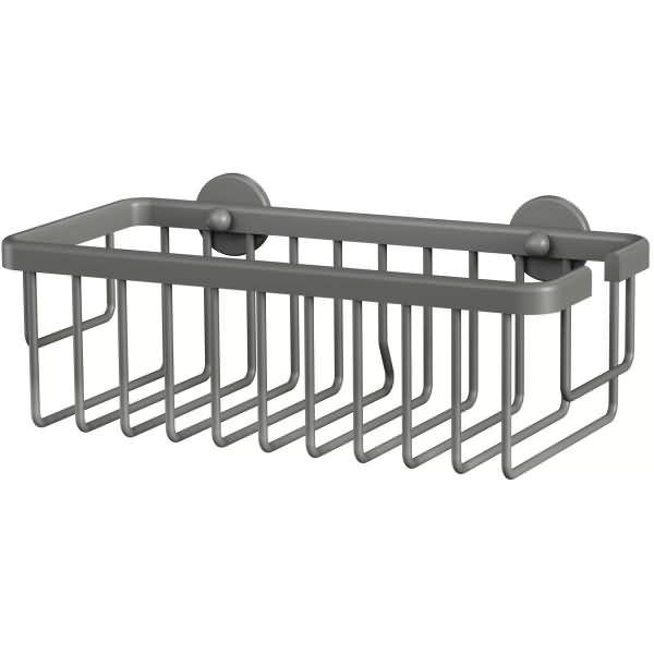 Ablagekorb Moon Grey viereckig inkl. Klebelösung