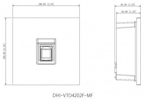 Dahua - VTO4202F-MF - Fingerabdruck Modul, - Fingerabdruck Modul - Material: Aluminium - IP65, IK07