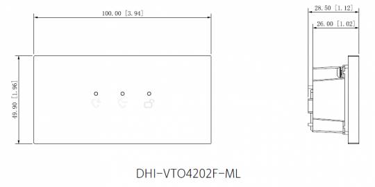 Dahua - VTO4202F-ML - LED Anzeige Modul