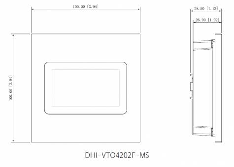 Dahua - VTO4202F-MS - LCD Display Modul