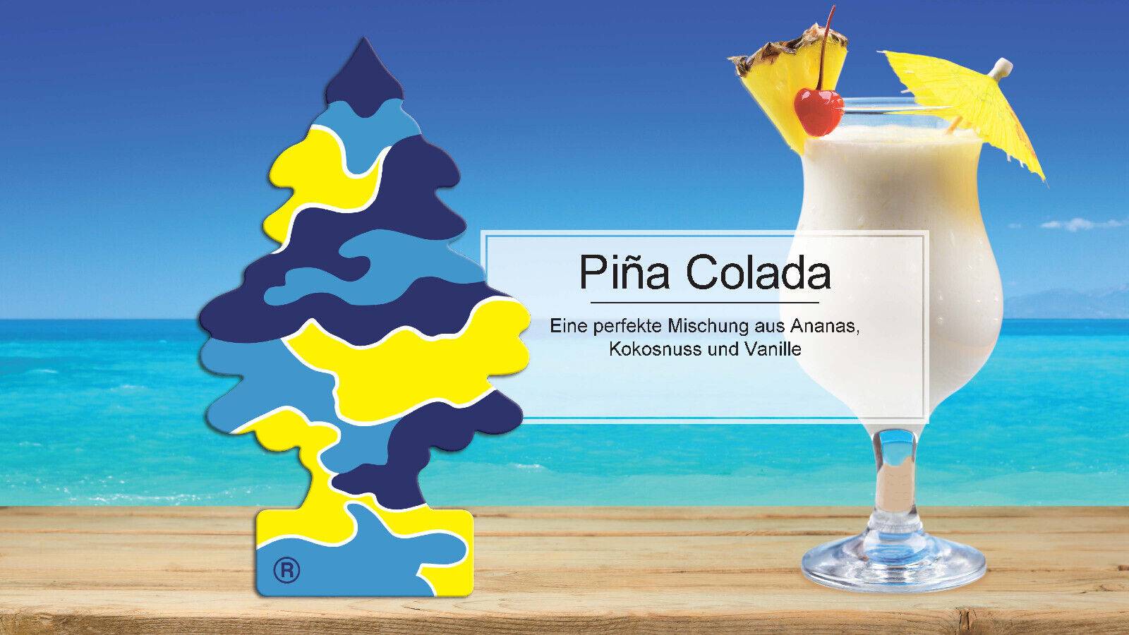 Wunderbaum Auto Lufterfrischer Duftbaum Autoduft Duft Pina Colada 3er-Karte