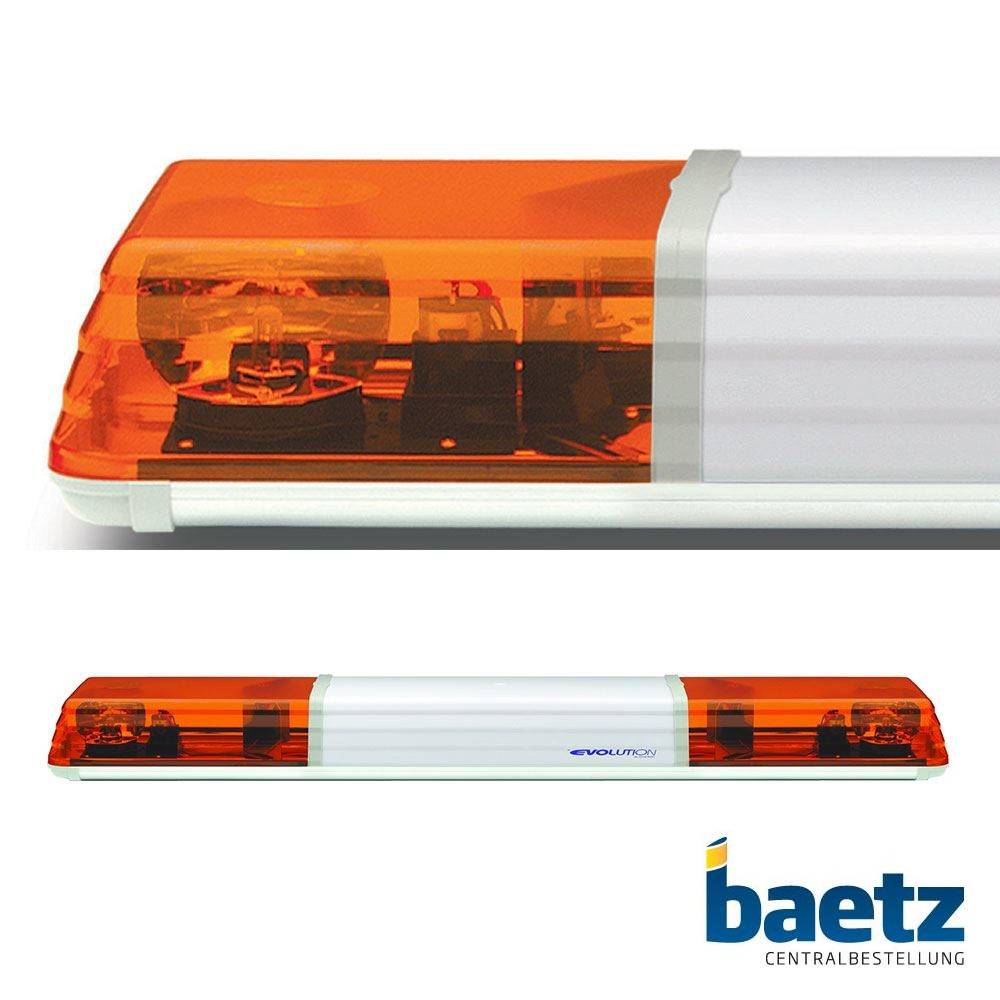 Lichtwarnbalken, Drehspiegel, 1.000 mm