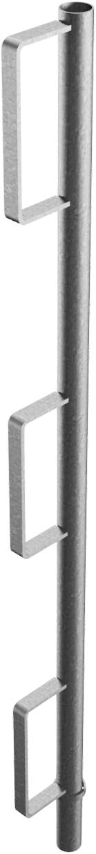 Schake 112774 Geländerpfosten Ø 33,7 mm für Faltgerüstbock „Compakt S“ Geländerpfosten gerade verzinkt