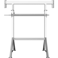 Schake Kurbel-Gerüstbock K1200, Breite 1,20 m, 2 Varianten, Tragkraft 1600 kg | Ausführung: verzinkt Schake Kurbel-Gerüstbock K1200, Breite 1,20 m, 2 Varianten, Tragkraft 1600 kg | Ausführung: verzinkt