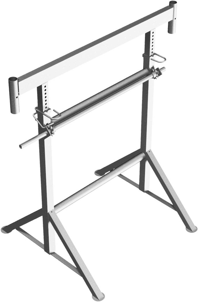 Schake Kurbel-Gerüstbock K1200, Breite 1,20 m, 2 Varianten, Tragkraft 1600 kg | Ausführung: verzinkt