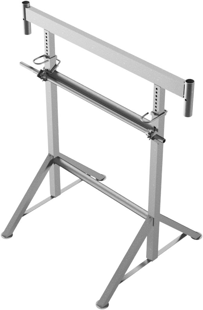 Schake Kurbel-Gerüstbock K1200, Breite 1,20 m, 2 Varianten, Tragkraft 1600 kg | Ausführung: verzinkt