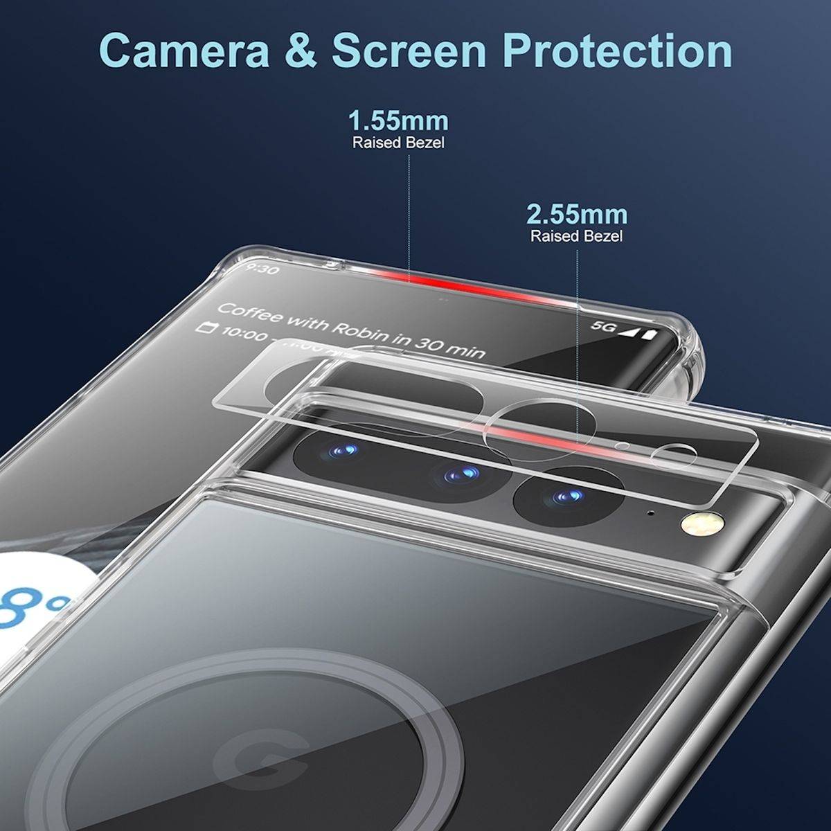 Für Google Pixel 8 Handy Tasche MAGSAFE Full Body Etuis Hülle Neu