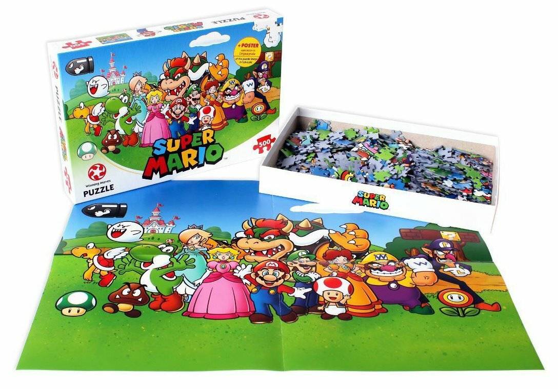 Winning Moves 29476 - Super Mario and Friends - 500 Teile Puzzle