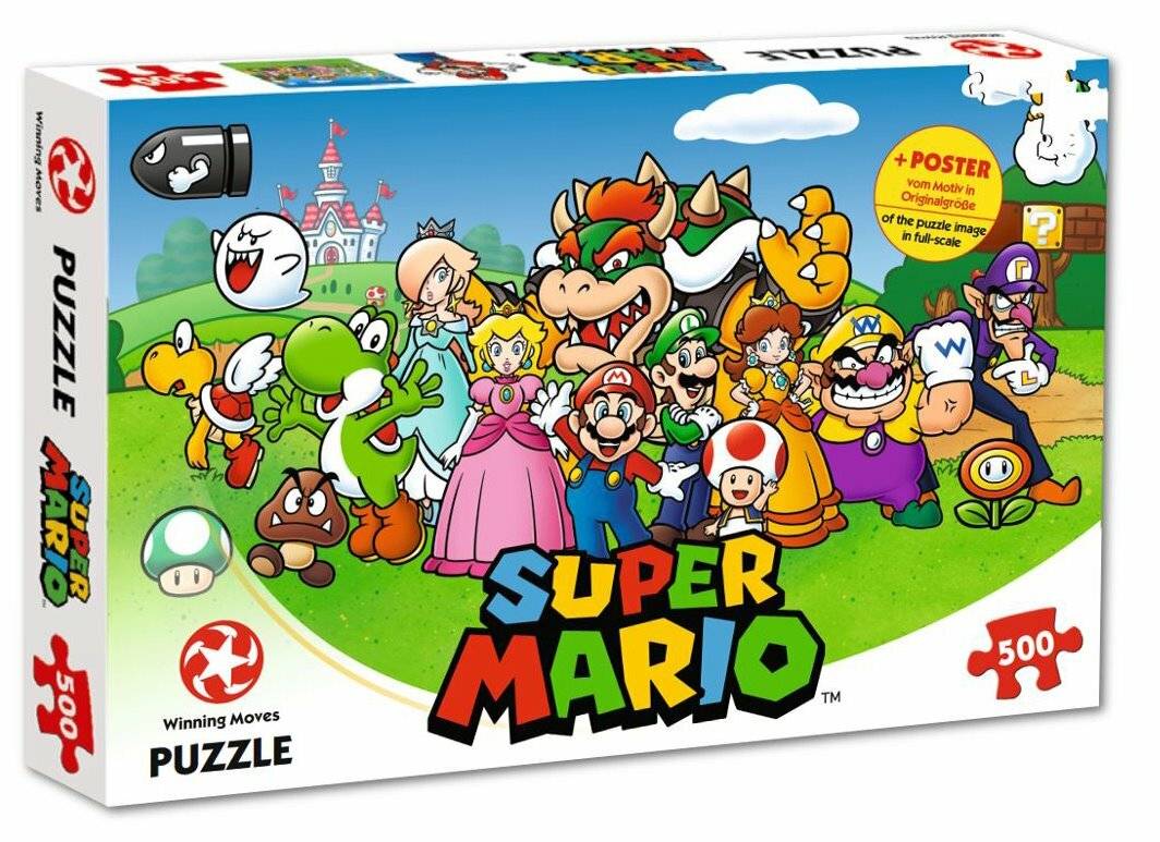 Winning Moves 29476 - Super Mario and Friends - 500 Teile Puzzle