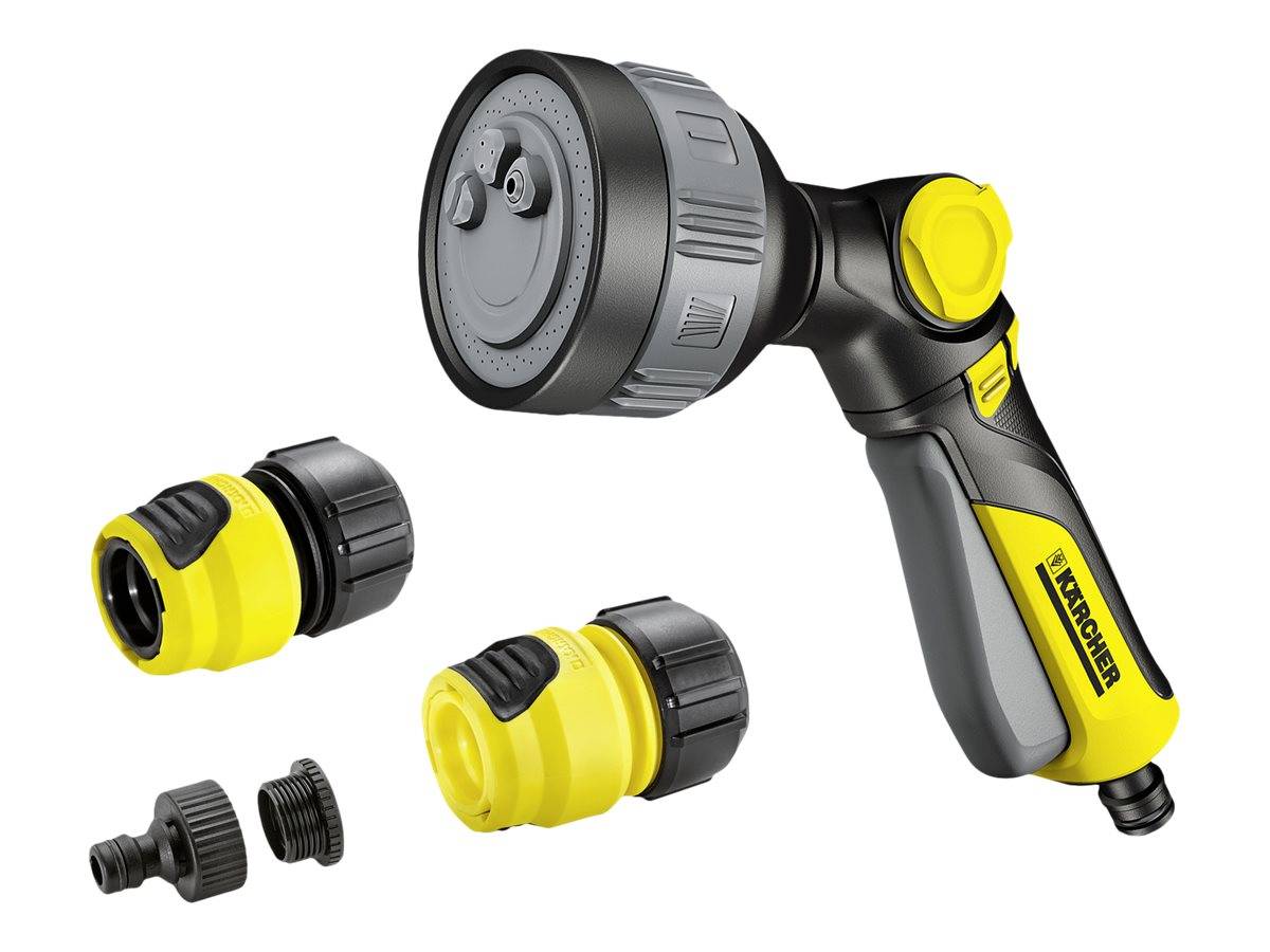 Kärcher Plus - Bewässerungsspritze - 4 Stücke - mit Wasserstopp - geeignet für 13 mm (1/2), 15 mm (5/8), 19 mm (3/4)