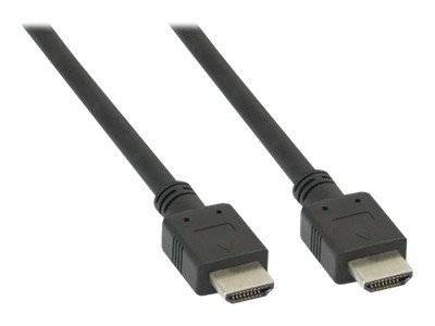 INLINE - HDMI Kabel - HDMI-High Speed - Stecker / Stecker - schwarz - 2m
