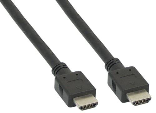 INLINE - HDMI Kabel - HDMI-High Speed - Stecker / Stecker - schwarz - 3m
