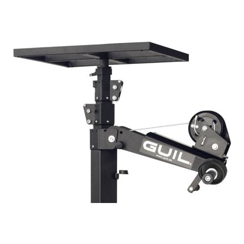 GUIL ELC-725 - Kompakter Material-Lift mit Ø 35 mm Spigot (Höhe max. 4,00m | Belastbarkeit max. 125kg | inkl. Ladewanne)