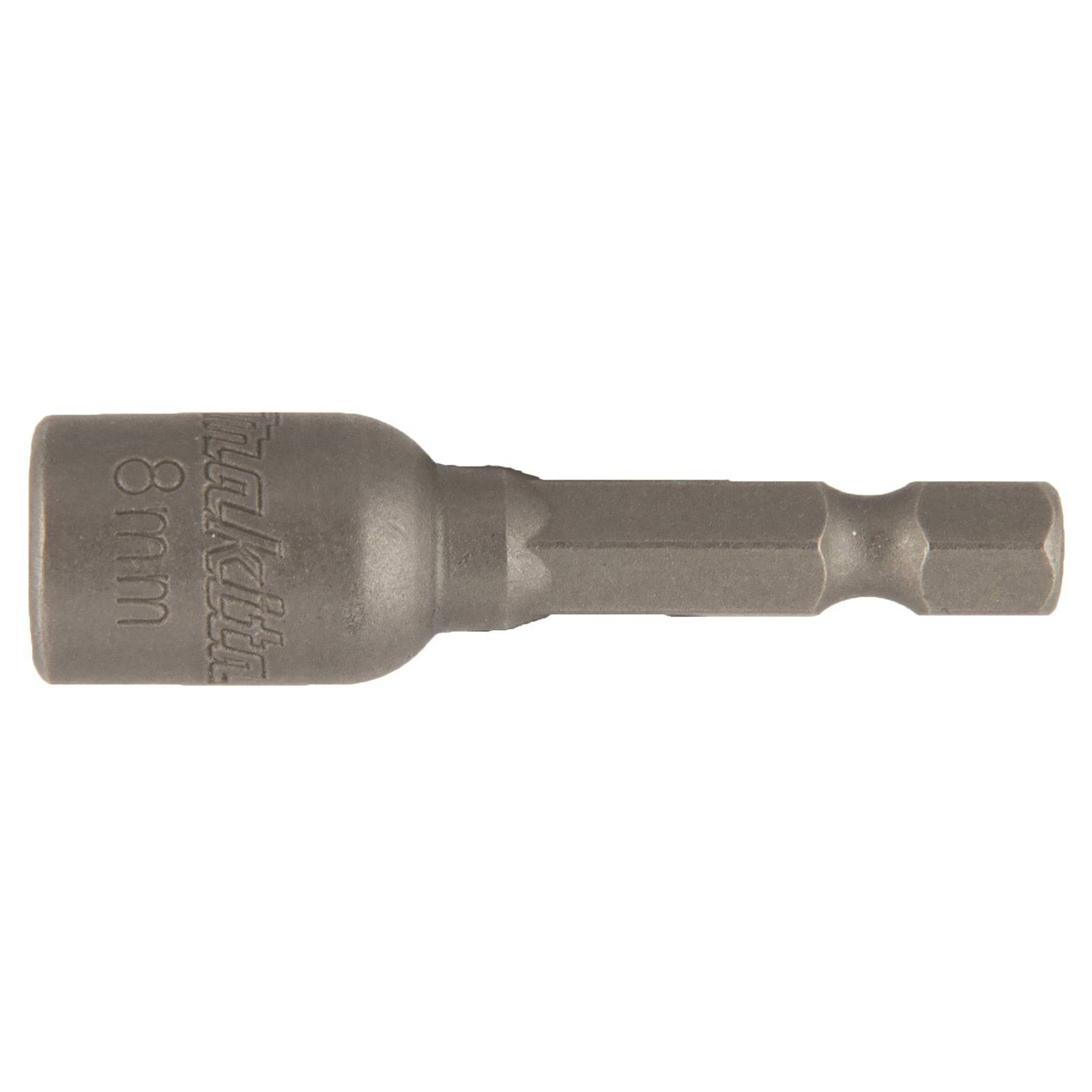 Makita 8-mm-Steckschlüssel-Adapter mit Sechskantschaft.