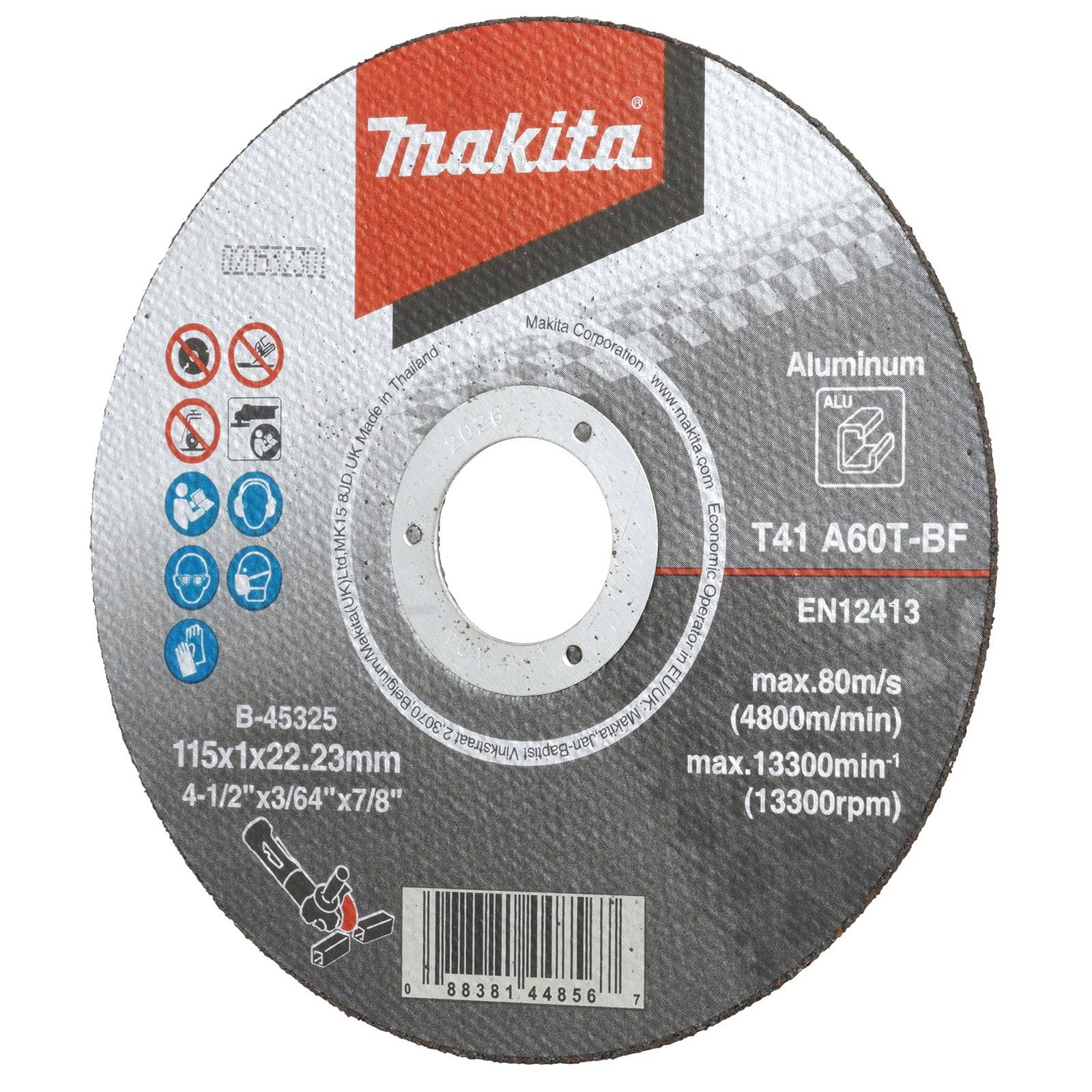 Makita Trennscheibe 115x1 mm Alu - B-45325