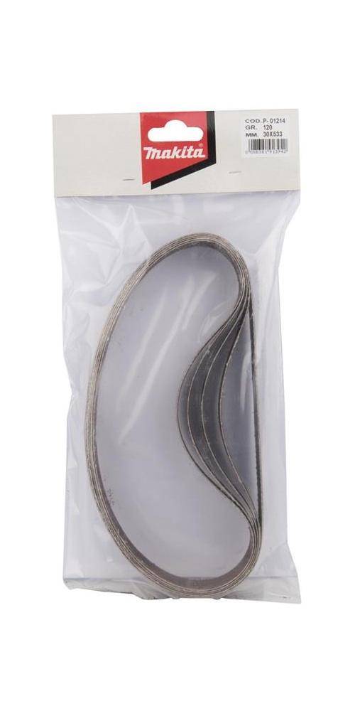 makita Schleifband P-01214 B30xL533mm Krnung 120 blau f.Keramik/Glas