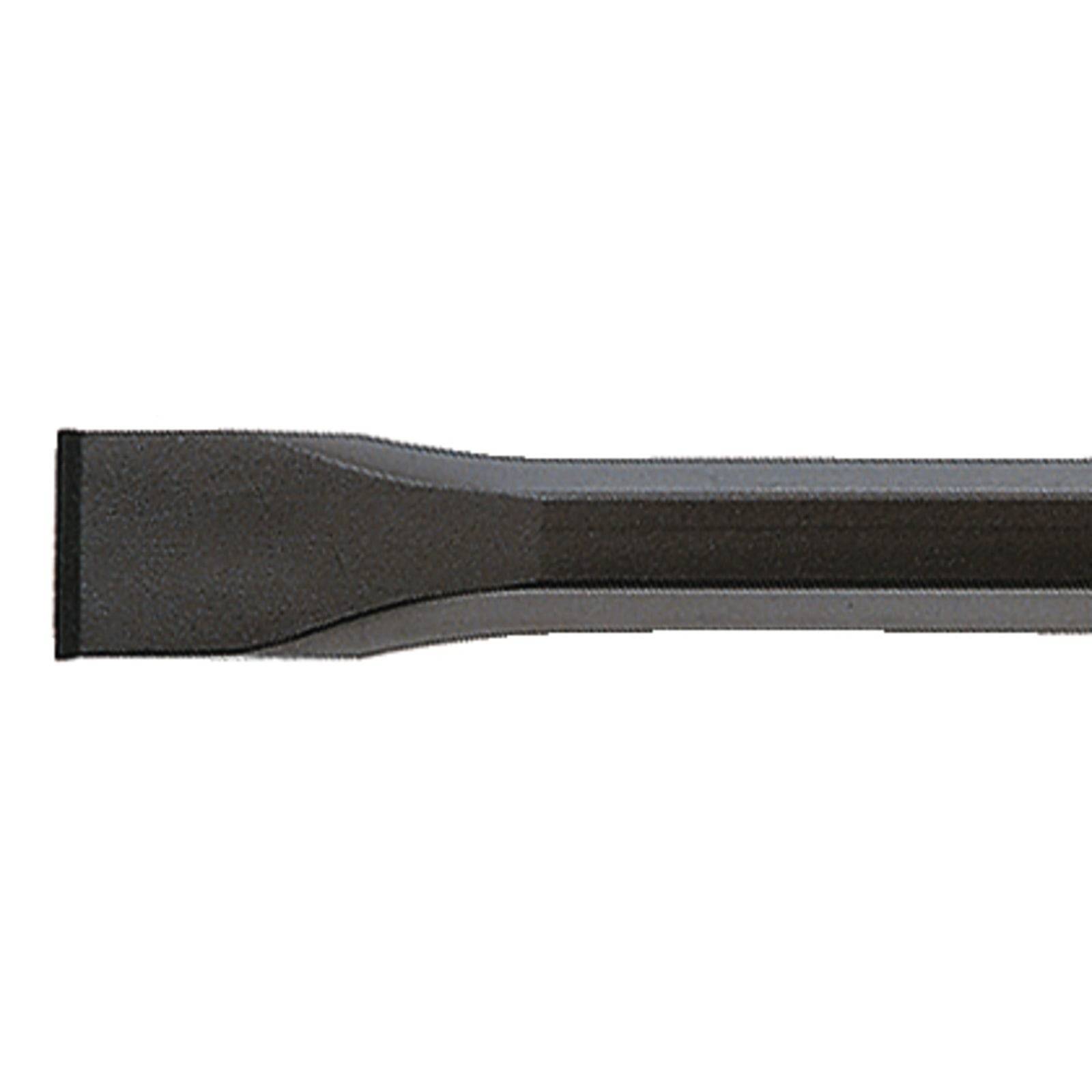 Ein flacher Kaltmeißel mit einer breiten, flachen Klinge und einem robusten Griff, der zum Schneiden von Metall oder Mauerwerk entwickelt wurde.