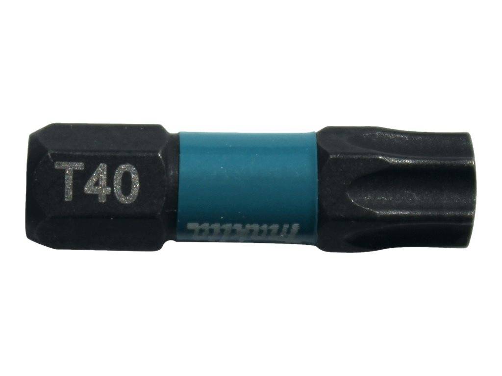Schwarzer Torx-Bit mit Bezeichnung 