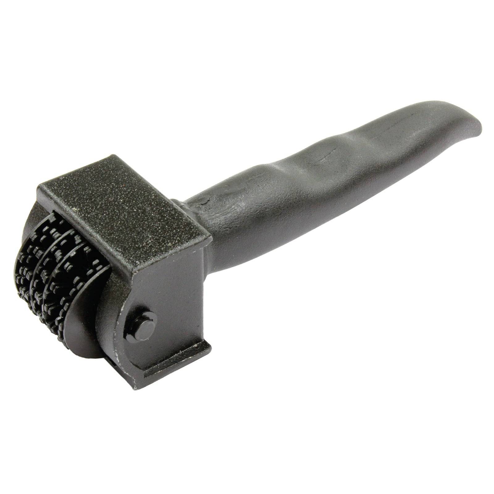 Handheller Gummistempel-Rollstempel mit rotierenden Bändern zum Wechseln der Zahlen, mit ergonomischem Griff ausgestattet. Wird zum Stempeln von Daten oder Codes verwendet.