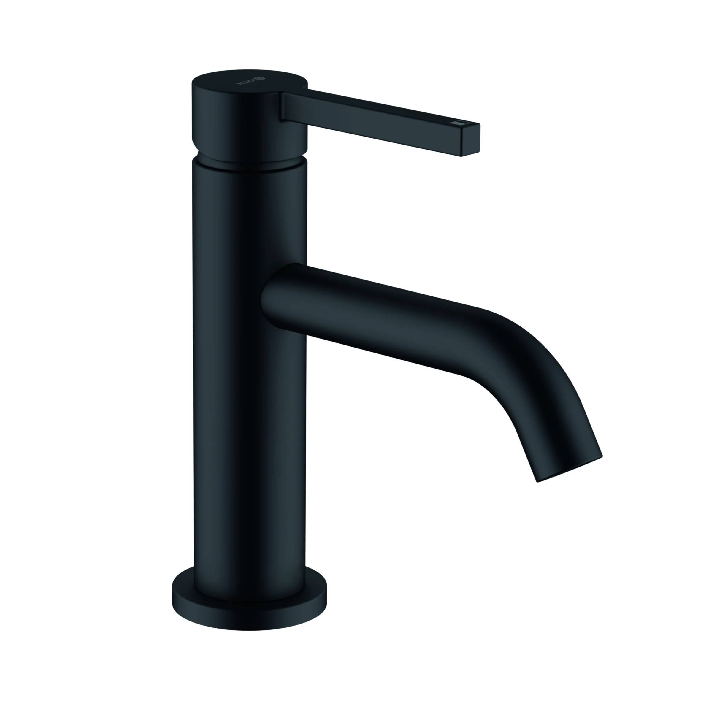 Kludi Nova Fonte PURA WT-EH-Mischer 75 M.PUSH-OPEN, mattschwarz, 1 Stk.
