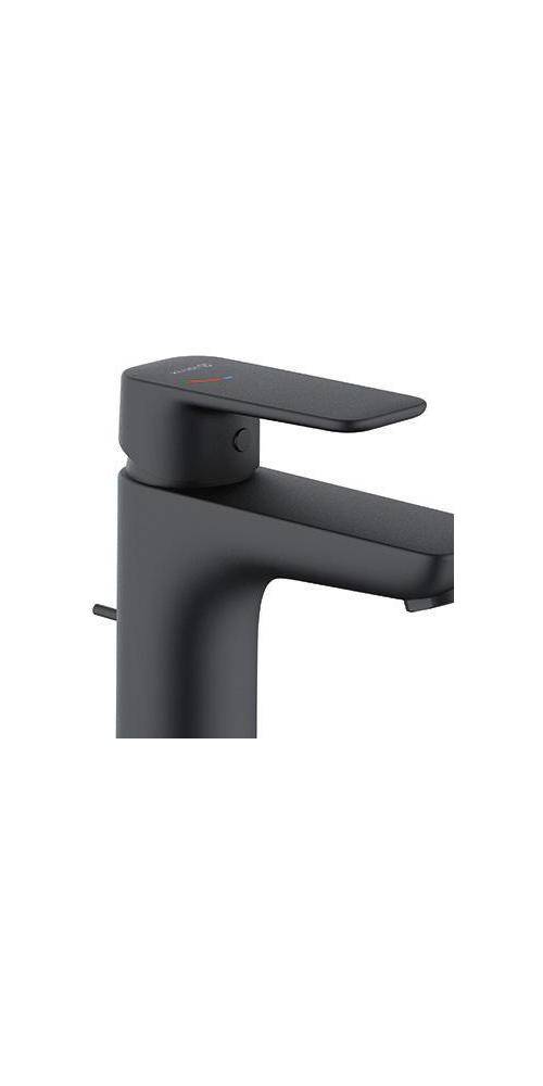 Kludi Waschtisch-EHM PURE&STYLE EcoPlus m AG 75mm mattschwarz