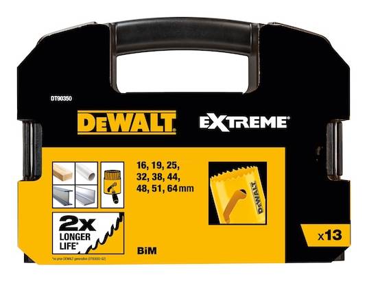 DeWalt Extreme Bohrmeißel-Satz in Koffer mit der Bezeichnung „x13
