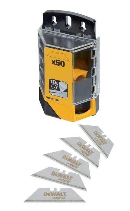 Trapezklingen DWHT8-11131 i.Spender Wolframcarbid 50 St. DEWALT