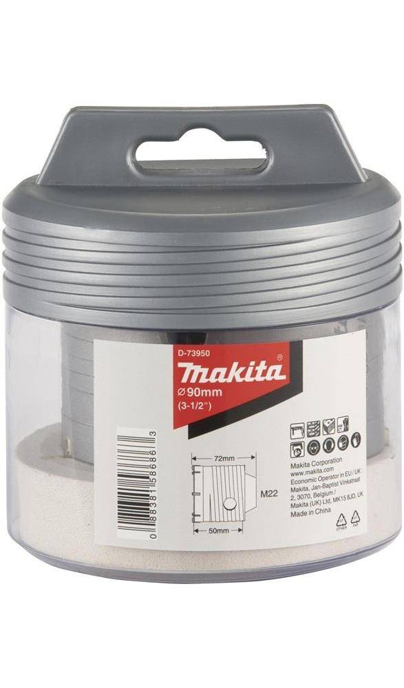 makita Hohlbohrkrone D-73950 D.90mm Arbeits-L.50mm HM 9Zhne