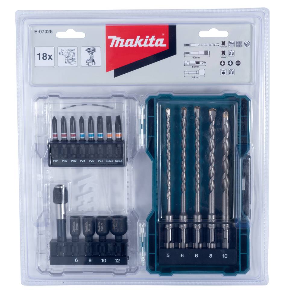 Makita - Schraubendreher- und Bohreinsatzset
