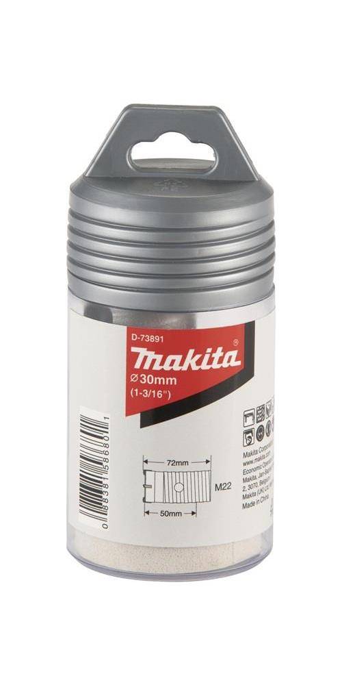 makita Hohlbohrkrone D-73891 D.30mm Arbeits-L.50mm HM 4Zhne
