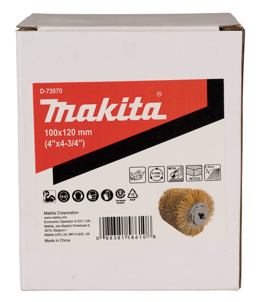 Makita Drahtbürste für Bürstenschleifer Messing • 100 x 120 mm • 0,3 mm