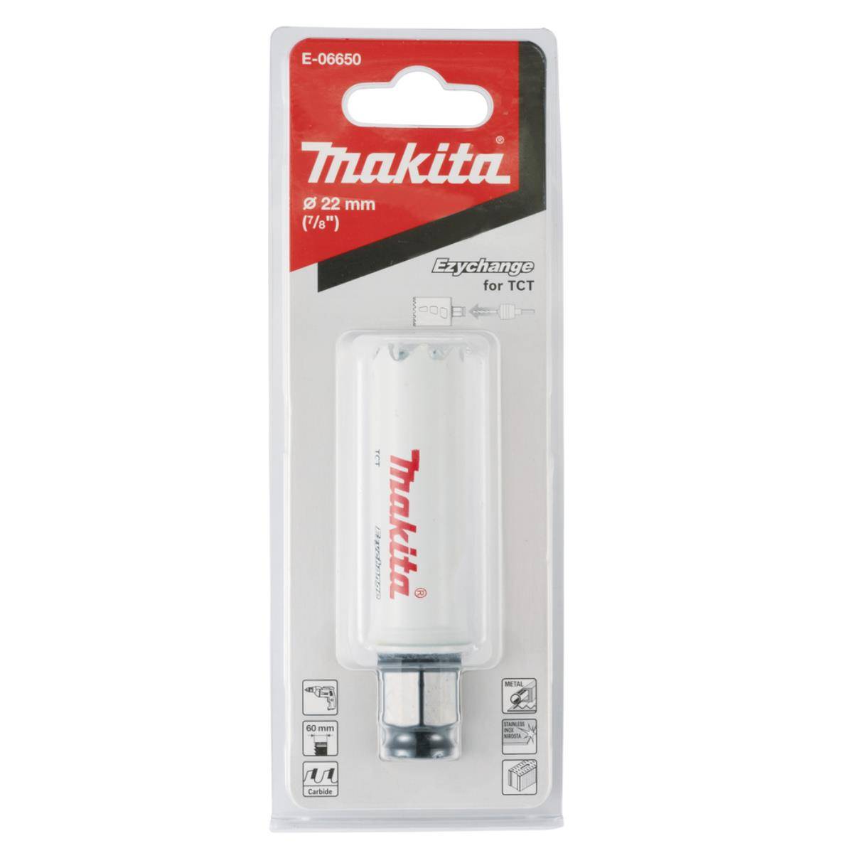 Makita Ezychange Lochsäge TCT Ezychange • 22 mm ø • 60 mm lang