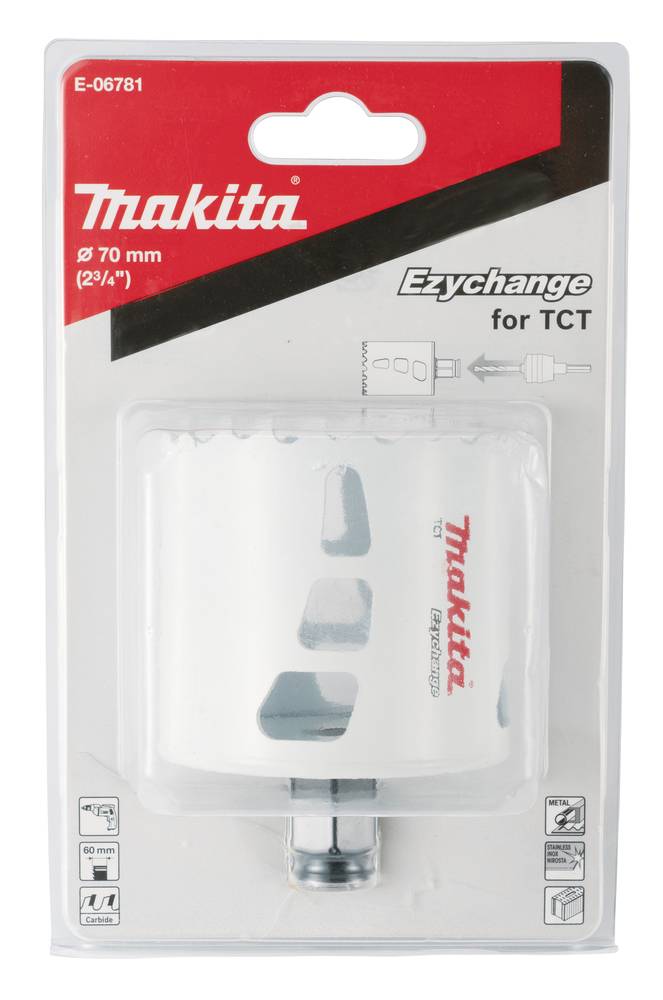 Makita Ezychange Lochsäge TCT Ezychange • 70 mm ø • 60 mm lang