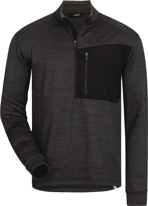 Funktions-Troyer COVELO Gr.4-XXL(62/64) grau melange/schwarz ELYSEE