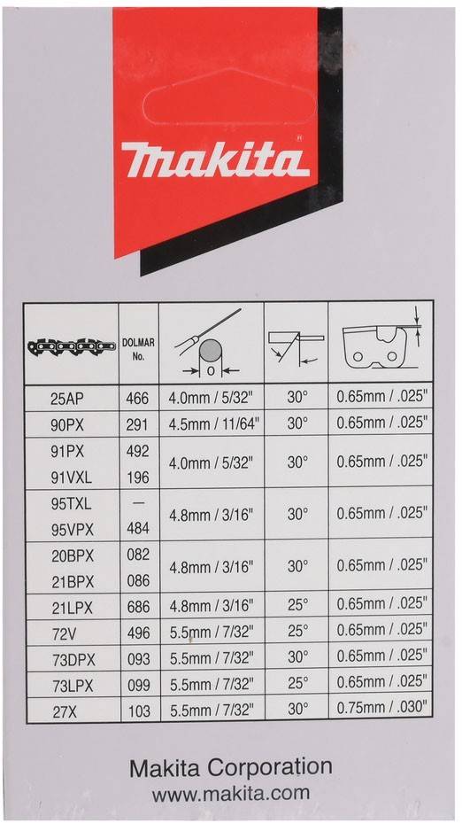 Makita Sägekette 191H49-0