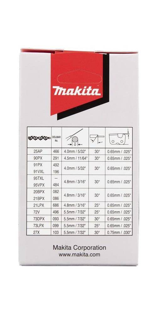 makita Sägekette 191H08-4 L.25cm HM Teilung 3/8Zoll