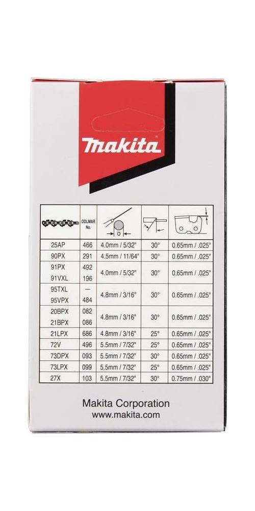 makita Sägekette 191G96-5 L.25cm HM Teilung 1/4Zoll