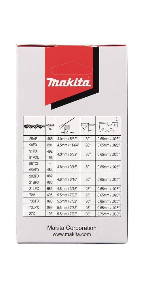 makita Sägekette 191H30-1 L.45cm HM Teilung 0,325Zoll