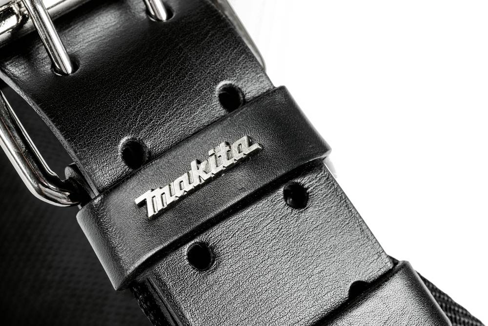 Makita Schwerlast-Ledergürtel mit Gürtelschlaufe