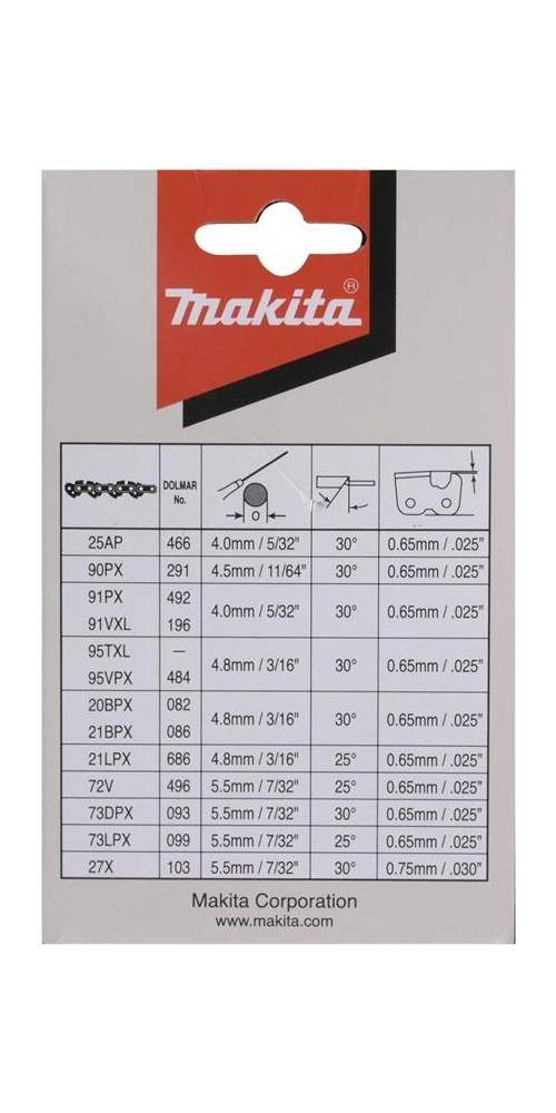 makita Sägekette 191H10-7 L.30cm HM Teilung 3/8Zoll
