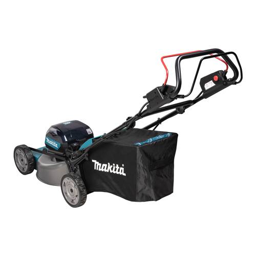 MAKITA LM001GT204 - Akku-Rasenmäher (40V XGT | Schnittbreite 480 mm | Grasfangkorb 62 L | 1.900 W | inkl. 2x Akku, 1x