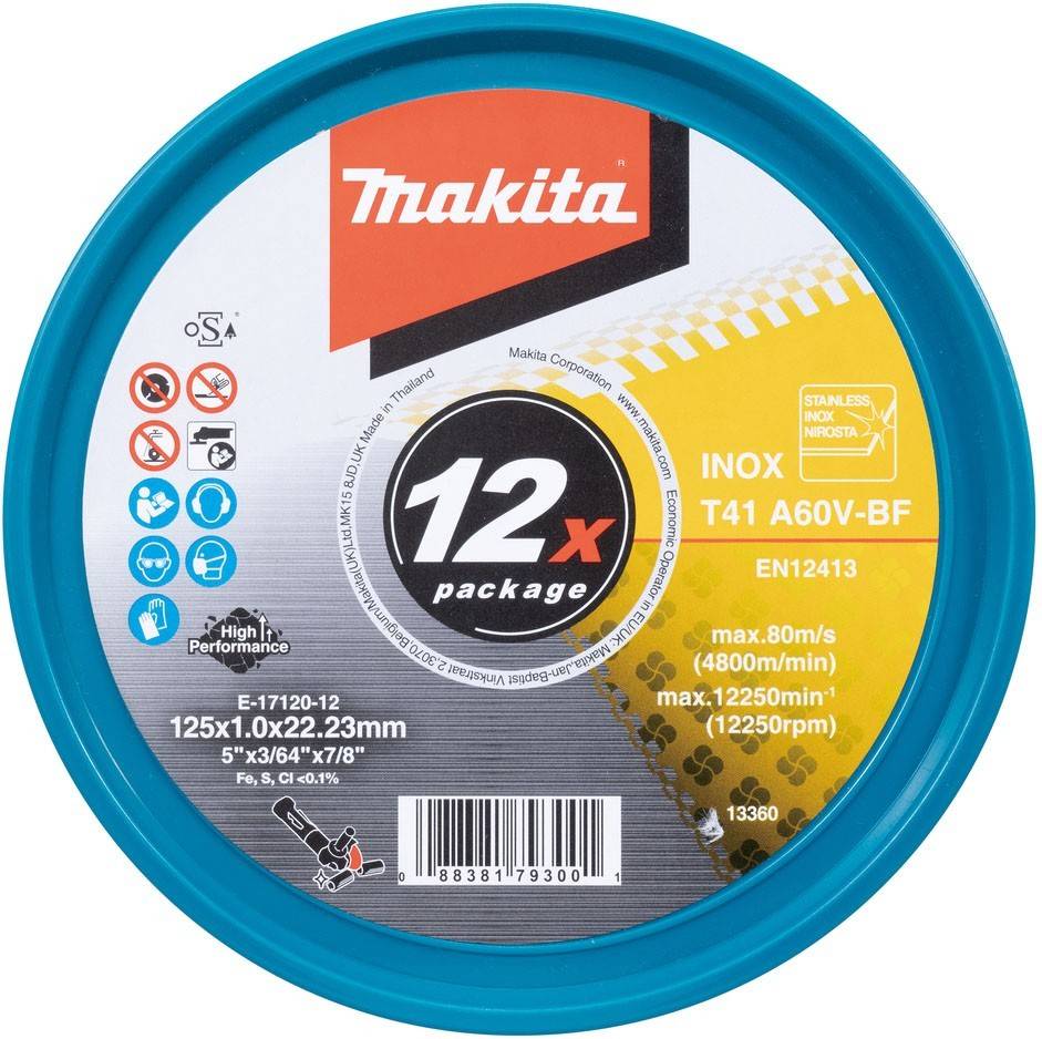 Makita Trennscheibe INOX E-17120-12