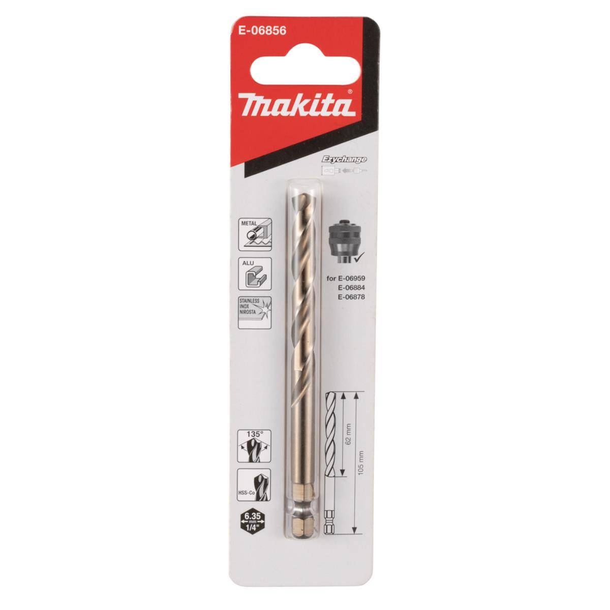 Makita Zentrierbohrer 105 mm • HSS-Co