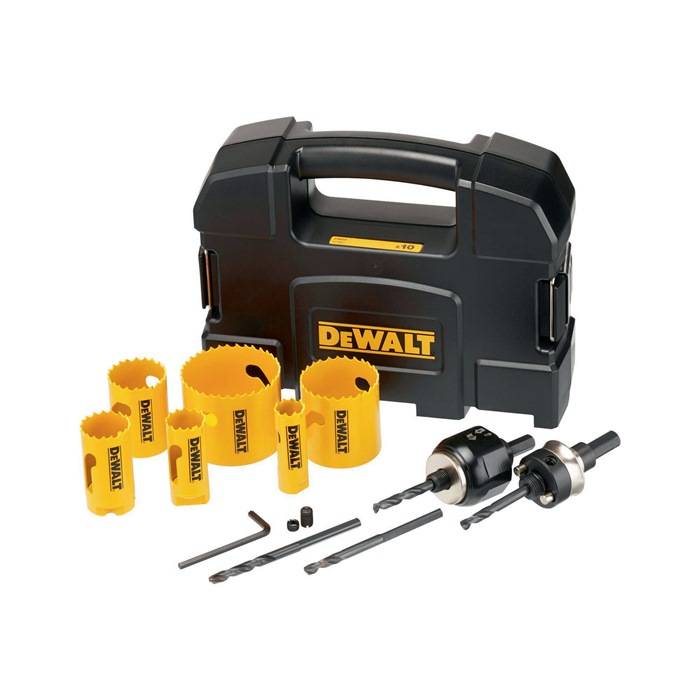 Lochsägen-Set DT90357 10tlg. 16/20/25/32/40/51mm BIM Universal i.Koffer DEWALT