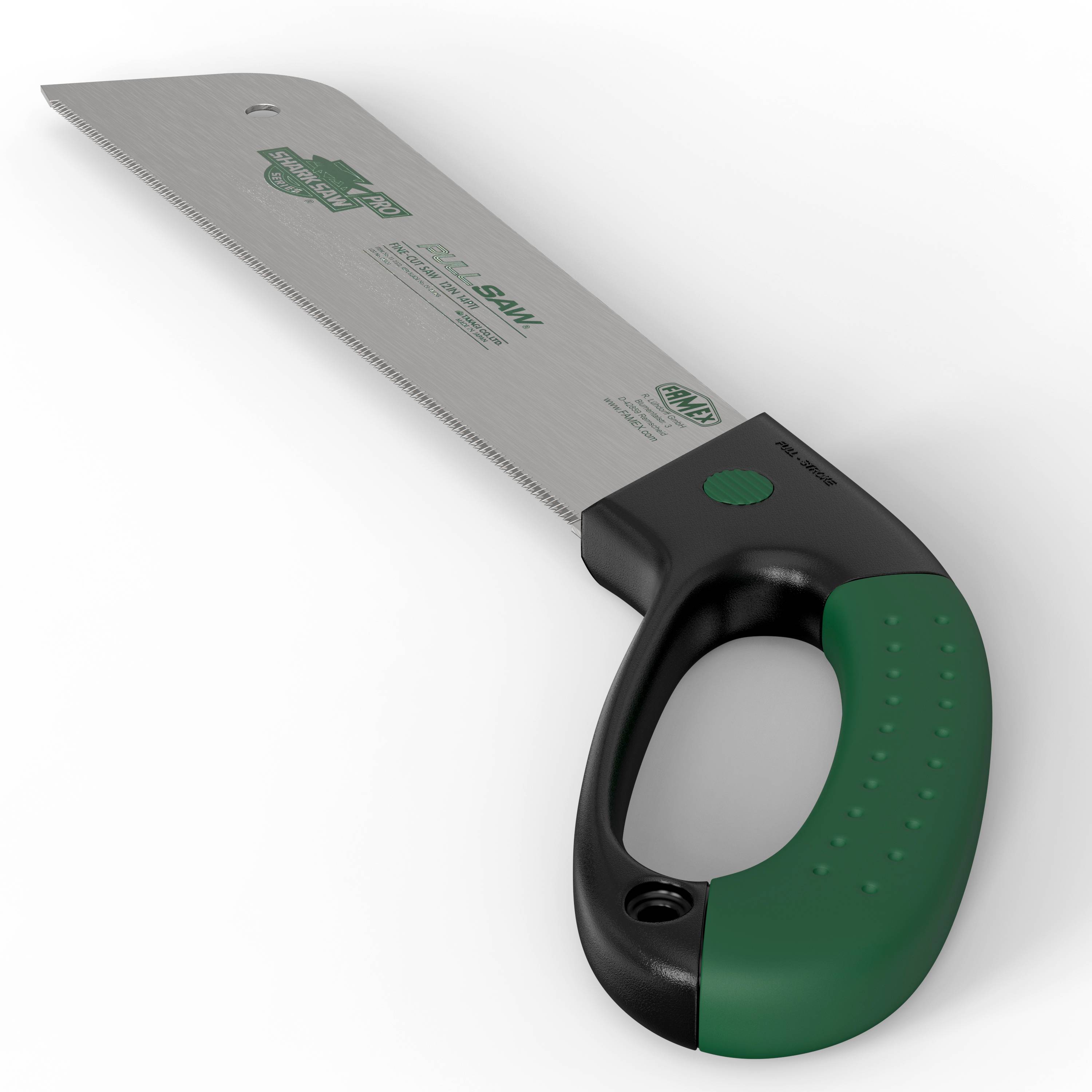 FAMEX 5503 Profi Japansäge - Profi Zimmermannssäge 300mm – mit Anti-Rutsch-Griff – 14 TPI