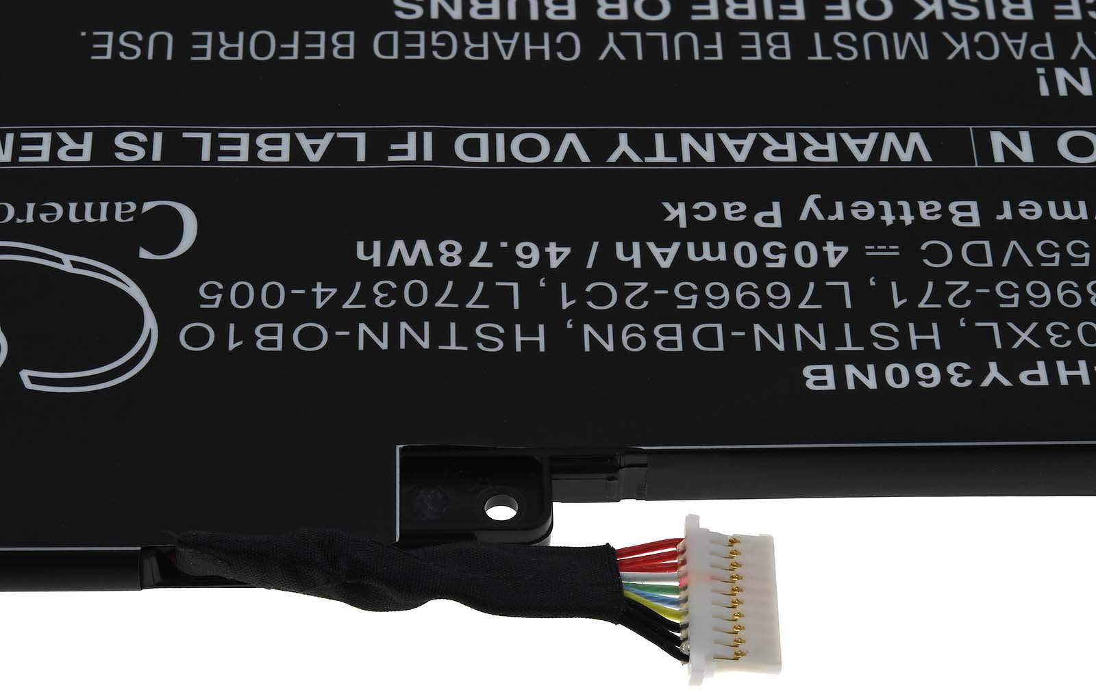 Powery Akku für Laptop HP Envy X360 15-ed0006TX, 11,55V, Li-Polymer