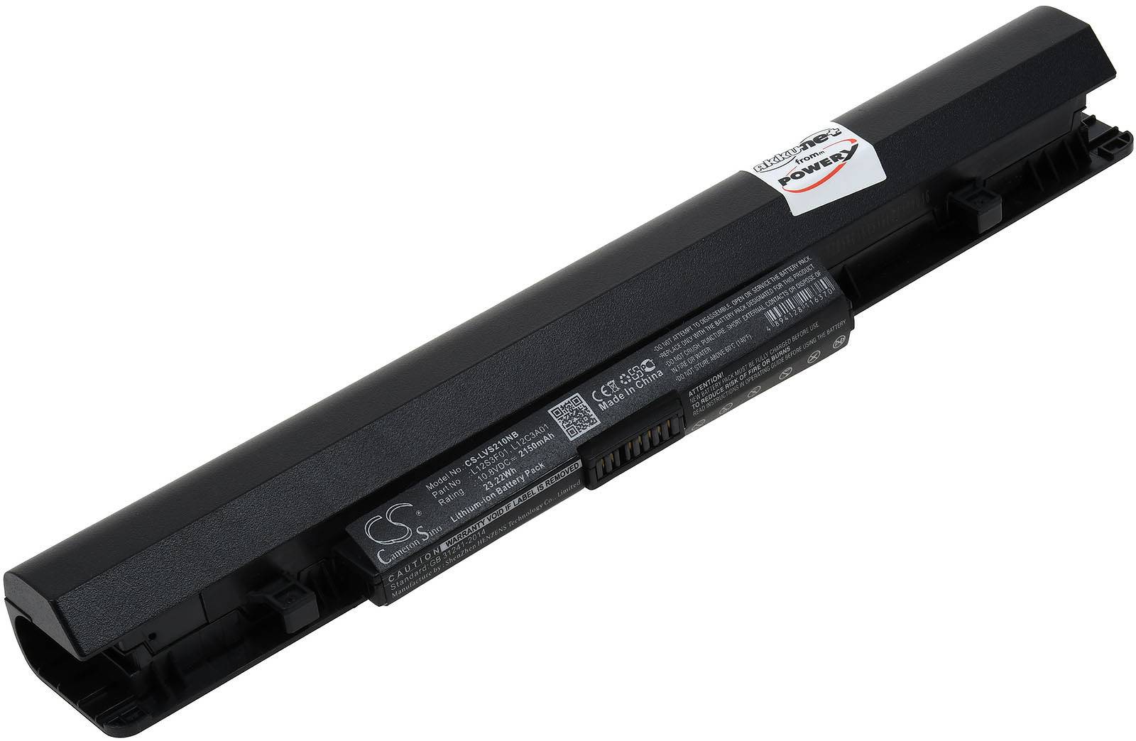 Powery Akku für Laptop Lenovo IdeaPad S20-30, 10,8V, Li-Ion