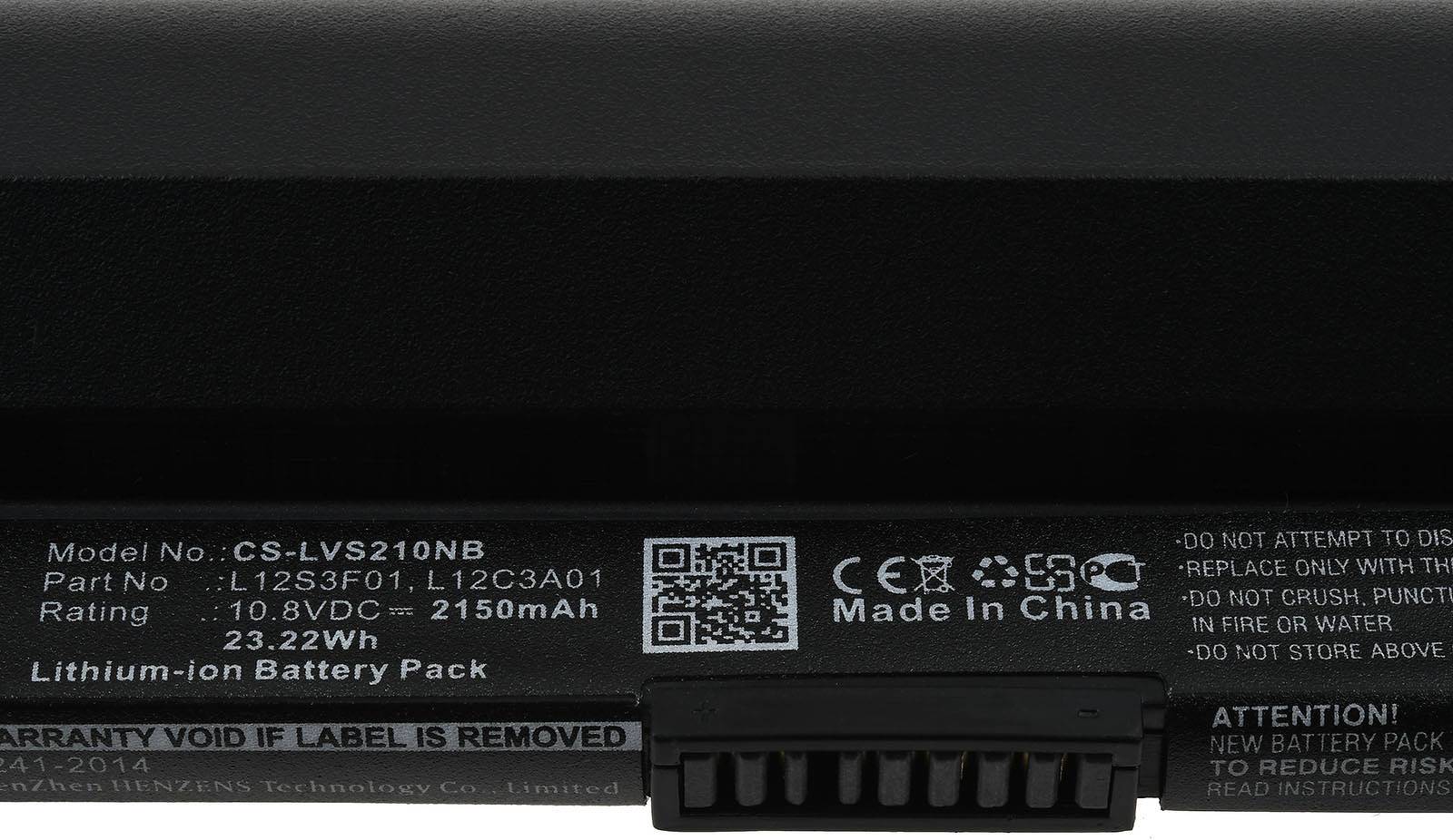 Powery Akku kompatibel mit Lenovo Typ L12M3A01, 10,8V, Li-Ion