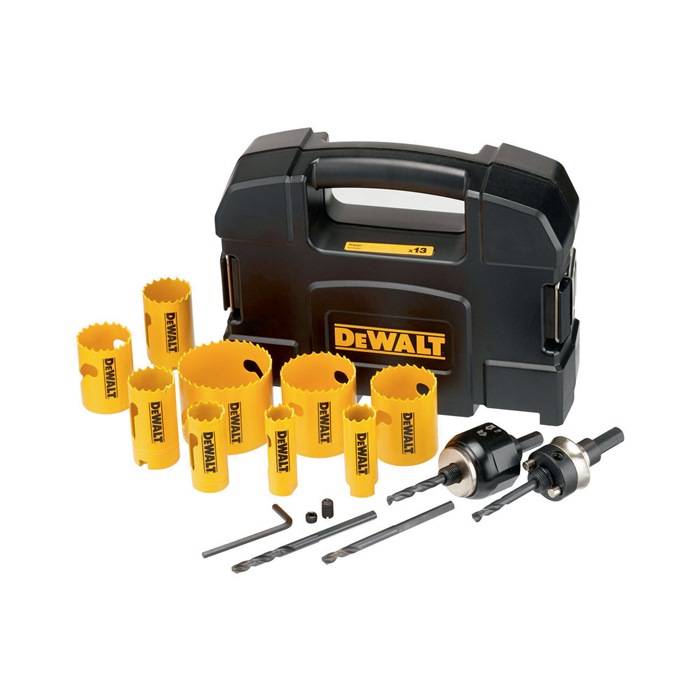 Lochsägen-Set DT90361 13tlg. 20/22/25/32/35/38/44/51/64mm BIM Universal DEWALT