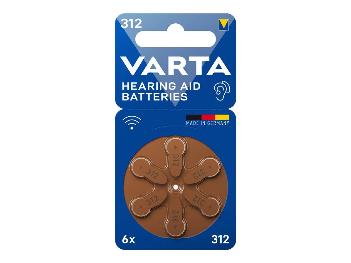 Varta Batterie - Hörgerät 6 x PR41 / 312